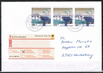Bund 1653 als portoger. MeF mit 3x 170 Pf Sport 1993 auf Inlands-bergabe-Einschreib-Brief bis 20g von 2001, codiert