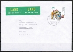 Bund 1730 als portoger. EF mit 200 Pf Jugend 1994 auf bersee-Land-Brief bis 50g von 1994 nach Kanada, codiert