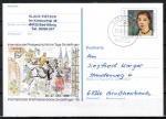 Bund 1854 als Sonder-Ganzsachen-Postkarte PSo 44 mit eingedr. Marke 80 Pf P. Modersohn-B. - 1996-1997 portoger. als Postkarte gebraucht, codiert