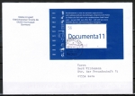 Bund 2257 als 1 Cent überfrank. Block-EF mit 56 Cent Dokumenta-Block auf Inlands-Brief bis 20g von 2012, codiert