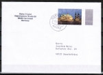 Bund 3084 als portoger. EF mit 60 Ct. Bremen-Panorama / rechts weiss auf Inlands-Brief bis 20g von 2014, codiert