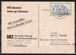 Bund 787 als portoger. EF mit 30 Pf Saarbrücken auf Auslands-Drucksache-Postkarte von 1973-1978