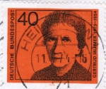 Bund 793 als portoger. EF mit 40 Pf Gertrud Bäumer auf Inlands-Brief bis 20g vom 1. Hj. 1974 im Ankauf gesucht !