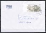 Bund 2616 als portoger. EF mit 145 Cent Kaiser-Wilhelm-Brücke als Nasskl.-Marke auf "kleinem" Inl.-Brief über 50g von 2007-2019, codiert, B6-Format
