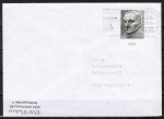 Bund 873 als portoger. EF mit 50 Pf Carl von Ossietzky EZM aus Block 11 auf Inlands-Brief bis 20g von 1975-1978