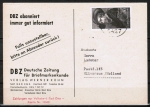Bund 936 als portoger. EF mit 30 Pf Rubens auf Auslands-Drucksache-Postkarte von 1977 in die Niederlande