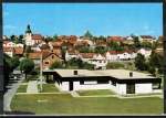 AK Michelstadt / Vielbrunn, Teilansicht mit der neuen "Liemeshalle", Datumsvermerk 1979