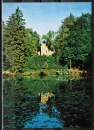 AK Michelstadt / Eulbach, Eberhards-Burg am Teich im Englischen Garten, um 1970 /1975