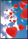 (rote Luftballon-Herzen)