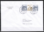 Bund 913+914+913 LS u.g. als portoger. Zdr.-EF mit 10+30+10 Pf B+S Zdr. unten geschnitten aus Letterset-MH auf VGO-Brief bis 20g von Mrz 1991