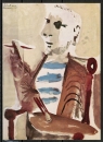 Ansichtskarte von Pablo Picasso - (???? bis 1973) - "Selbstportrait"