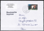 Bund 1353 als portoger. EF mit 60 Pf Sport 1988 auf Auslands-Drucksache bis 20 Gramm von 1988 nach Polen/AnkStpl.