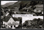 Ansichtskarte Oberzent / Gammelsbach, Gasthaus - Pension "Zum Khlen Krug" - W. Riesinger, gelaufen 1961, Marke entfernt