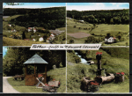 Ansichtskarte Oberzent / Falken-Ges mit 4 Ortsansichten, coloriert, ca. 1965 - gelaufen 1972