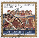 Berlin 829 als portoger. EF mit 50 Pf Weihnachten 1988 auf Ortsbrief oder Drucksache bis 20g von 1988-1989 mit Berliner Stempel - im Ankauf gesucht !