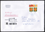 Bund 3475 als portoger. MeF mit 2x 270 Cent Blumen-Serie mit Rand auf C5-Inl.-berg.-Einschr.-Brief ber 2 cm Dicke von 2022-2024 im Ankauf gesucht