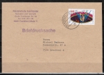 Bund 1413 als portoger. EF mit 80 Pf Jugend 1989 auf Briefdrucksache bis 20g von 1989-1993