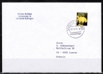 Bund 2524 Skl. (Mi. 2715) als portoger. EF mit 65 Cent Blumen als Skl.-Marke auf B-Brief vom ZAG Büsingen von 2010-2012 in die Schweiz, codiert