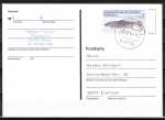 Bund 3120 als portoger. EF mit 45 Cent Meerforelle auf Inlands-Postkarte von 2014-2019, codiert