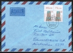 Bund 1375 als portoger. MeF mit 2x 120 Pf SWK als OR-Bogen-Paar auf Luftpost-Brief 10-15g von 1988 nach Australien