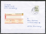 SWK 1691 als portoger. EF mit 700 Pf SWK aus Rolle auf Inlands-berg.-Einschreibe-Brief ber 50g von 1997-2002, B6-Format