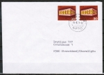 Bund 584 als portoger. MeF mit 2x 30 Pf Europa 1969 auf Inlands-Brief bis 20g von 1981