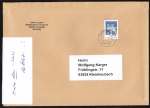 Bund 3207 als portoger. EF mit 260 Cent Blumen aus Rolle auf schwerem C5-Inlands-Brief über 2 cm Dicke von 2016-2019, 23 cm lang, Marke Zahnfehler