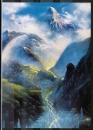 AK von Jeff Bedrick - Nr. 1 - " Das verborgene Tal", um 1990 / 1995 - Kunst - Art - Künstlerkarten - Gemälde-Ansichtskarten