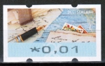 Bund ATM 8 "Briefe schreiben" - Marke zu 0,01 Euro - postfrisch