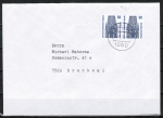 Berlin 794 als portoger. MeF mit 2x 50 Pf SWK als waagr. Bogen-Paar auf Brief bis 20g von 1989-1991 ins Bundesgebiet, codiert