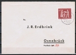 Bund 390 als portoger. EF mit 20 Pf CRALOG und CARE auf Inlands-Brief bis 20g von 1963-1964