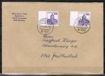 Bund 1141 als portoger. MeF mit 2x 120 Pf B+S vom Bogen mit Seitenrand auf Inlands-Brief 50-100g vom August 1989
