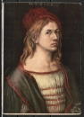 Ansichtskarte von Albrecht Dürer (1471-1528) - "Selbstbildnis" (1493) (22 Jahre alt)