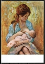 Ansichtskarte von Marcel Dyf (1899-1985) - "Mutterschaft"