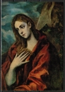 Ansichtskarte von El Greco (1541-1614) - "Heilige Magdalena" (Ausschnitt)