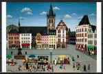 Ansichtskarte von Felizitas Kastner - "Trier - Hauptmarkt" (1976)