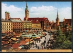 Ansichtskarte von Alt-München - "Viktualienmarkt", Reprint ca. 1980