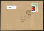 Bund 2472 als portoger. EF mit 55 Cent Blumen / Klatschmohn aus Bogen mit Rand auf B-Brief vom ZAG Büsingen von 2005-2007 in die Schweiz, 14x20 cm