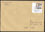 Bund 2061 als portoger. EF mit 300 Pf Johann Strauß auf C5-Inlands-Brief von 2001, 23 cm lang