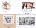 Die nicht-aufgeführten EF-Briefe und -Postkarten des Jahres 1988 mit "einfachen" Sondermarken sind alle zu 50 Cent pro Stück lieferbar !