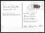 Bund 1334 als portoger. EF mit 60 Pf Wohlfahrt 1987 auf Inlands-Postkarte von 1987-1989