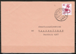 Bund 699 als portoger. EF mit 40 Pf Unfallverhütung aus Rolle auf Inlands-Brief bis 20g von 1972-1974