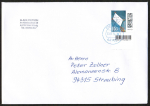Bund 3647 als portoger. EF mit 160 Cent Briefe-Dauerserie aus Rolle mit groem Strichcode-Feld auf Inlands-Brief 14x20 cm von 2023-2024