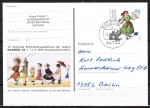 Bund 1726 als Sonder-Ganzsachen-Postkarte PSo 34 mit eingedruckter Marke 80 Pf Jugend 1994 / Paulinchen, 1994 portoger. als Postkarte, codiert
