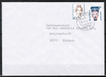 Bund 1398 - 20 Pf SWK aus Rolle - mit 80 Pf Marke auf portoger. Inlands-Brief bis 20g von 1989-1997