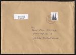Bund 2206 als portoger. EF mit 440 Pf / 2,25  SWK aus Rolle auf schwerem C5-Inlands-Brief ber 2 cm Dicke von 2001-2002