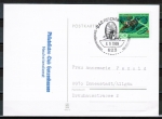 Bund 602 als portoger. EF mit 20 Pf "Soleleitung" auf Inlands-Postkarte mit ESST von 1969