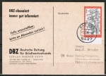 Bund 678 als portoger. EF mit 30 Pf "Nrnberg" auf Auslands-Drucksache-Postkarte von 1971/1972 in die Schweiz