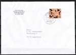 Bund 2453 als portoger. EF mit 144 Cent Hans Christian Andersen als Nassklebe-Marke auf "Klein"-Inlandsbrief über 50g von 2005, B6-Format