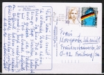 Bund 1359 als portoger. MiF mit 10 Pf Frauen-Serie + SM 50 Pf auf Inlands-Postkarte von 1991